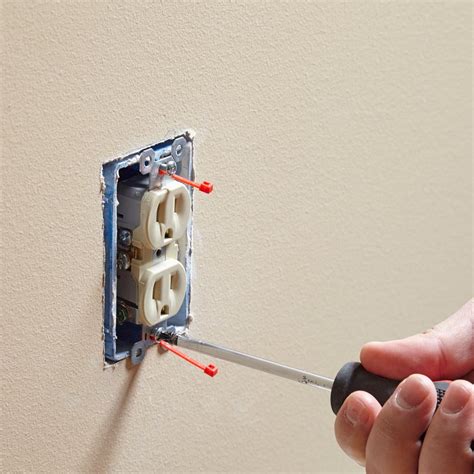 fix stripped electrical box|electrical wall box repair kit.